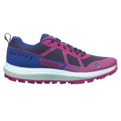 Chaussures De Trail Scott Supertrac 3 Wmn Carmine Pink Amparo Blue
