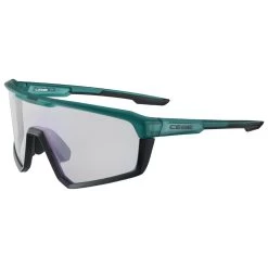Cébé Lunettes De Soleil Cebe Asphalt Translucent Black Teal Matte Zone Vario Grey Cat.0-3 Blue