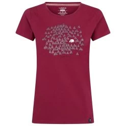 Tee-shirt D’escalade La Sportiva Forest T-Shirt W Red Plum