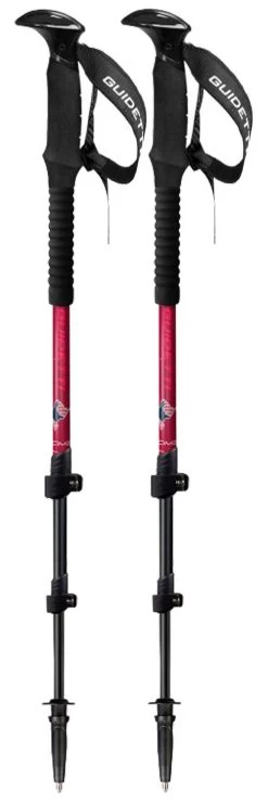 Bâton Guidetti Cime Alu 125cm Carmin