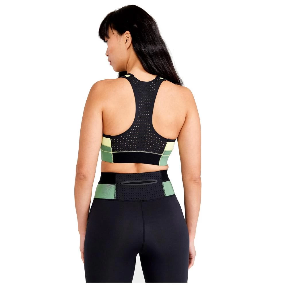 Brassière Craft PRO Charge Blocked Sport Top W Giallo-Black 5 Brassière Craft PRO Charge Blocked Sport Top W Giallo-Black – Image 5