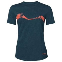 Maillot VTT Vaude Women's Bracket T-Shirt Dark Sea
