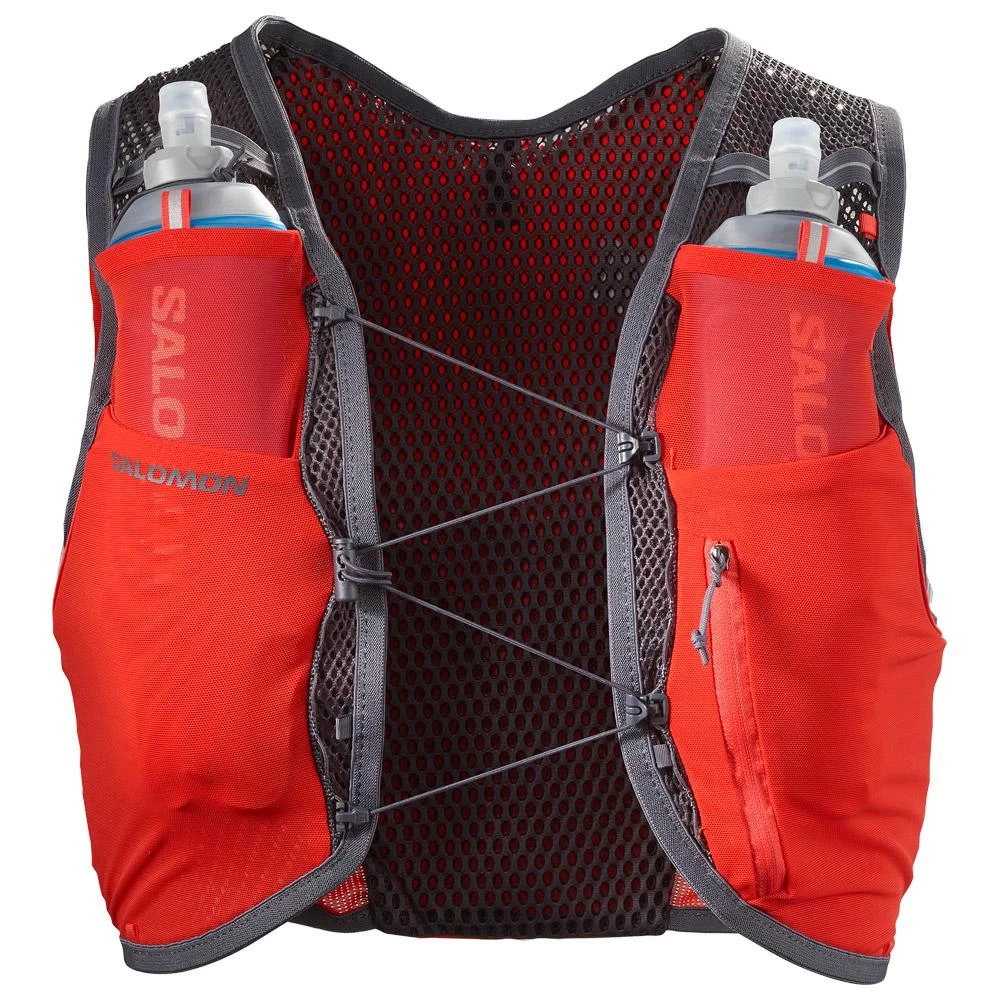 Gilet Trail Salomon Active Skin 4 With Flask Fiery Red Ebony 1 Gilet Trail Salomon Active Skin 4 With Flask Fiery Red Ebony