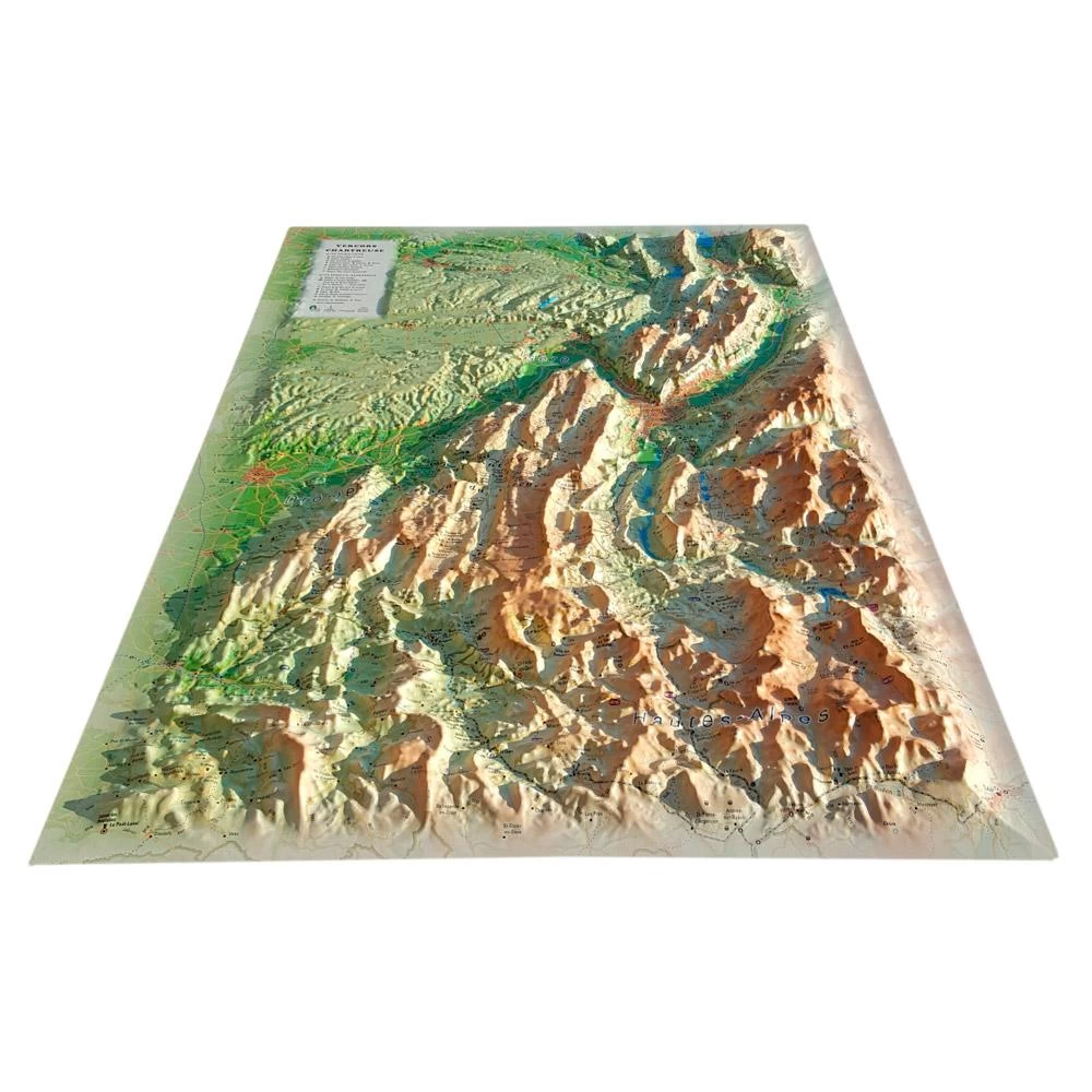 Carte 3D 3DMAP Vercors-Chartreuse 1 Carte 3D 3DMAP Vercors-Chartreuse