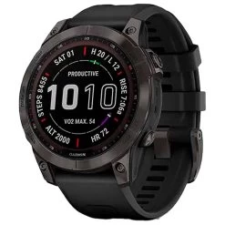 Montres GPS Garmin Fenix 7 Sapphire Solar Edition Carbon Gray Black
