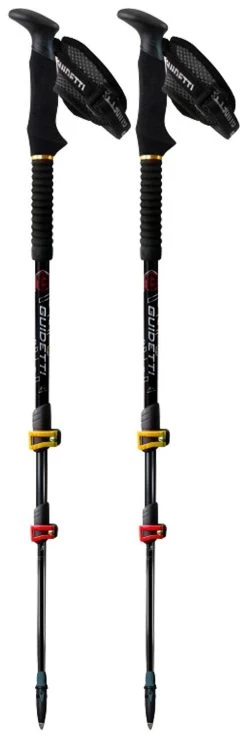 Bâton Guidetti T3-Light Alu 135cm Grenat