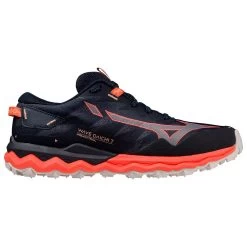Chaussures De Trail Mizuno Wave Daichi 7 Women Night Sky Quicksilver Hot Coral