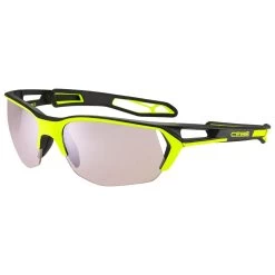 Cébé Lunettes De Soleil Cebe S'Track Ultimate M Lime Pro Zone Vario Rose Cat.1-3 Silver