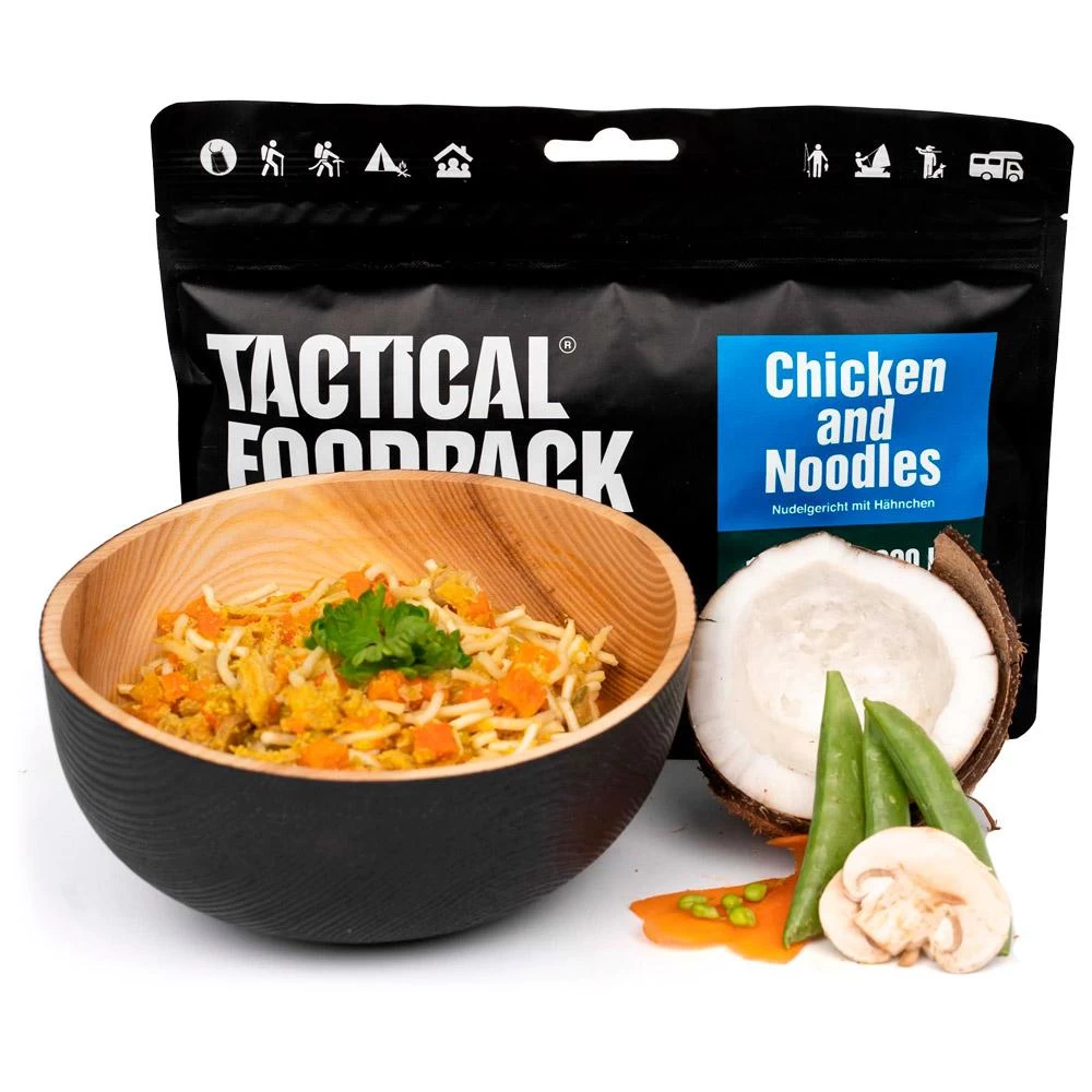 Repas Lyophilisé Tactical Foodpack Poulet Et Nouilles 115g 2 Repas Lyophilisé Tactical Foodpack Poulet Et Nouilles 115g – Image 2