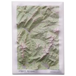 Carte 3D Deniveles La Tournette & Mont Charvin