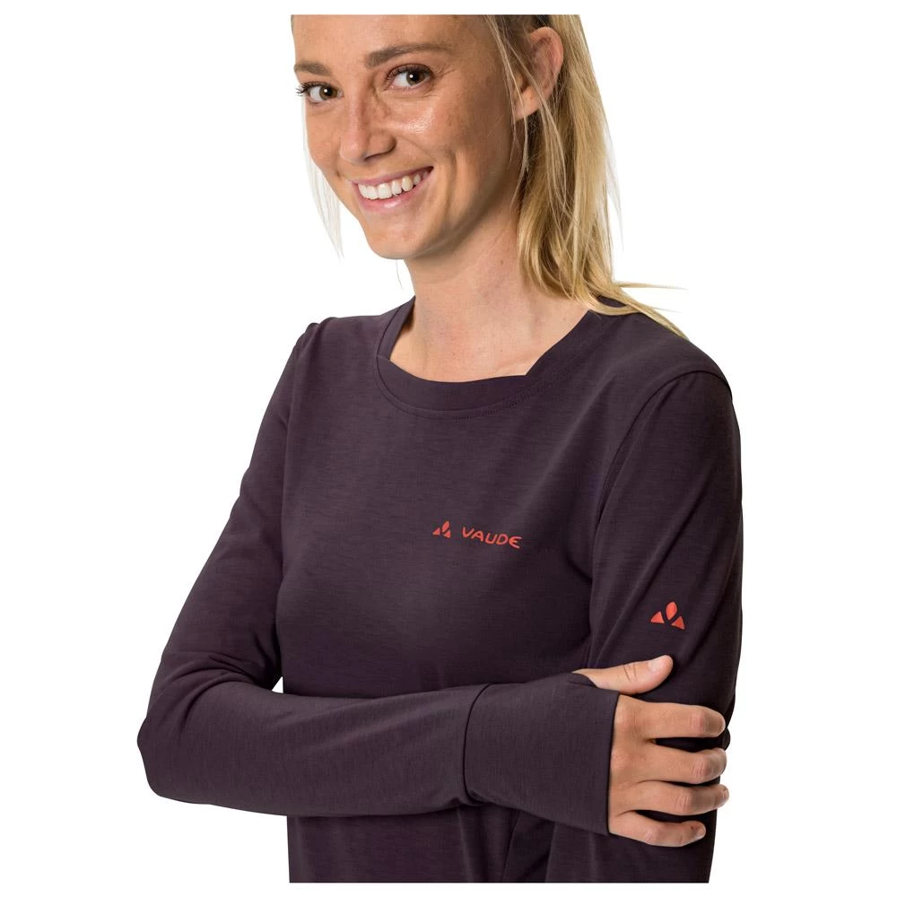 Maillot VTT Vaude Women's Sveit Ls Shirt II Blackberry 2 Maillot VTT Vaude Women's Sveit Ls Shirt II Blackberry – Image 2