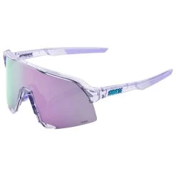 100% Lunettes De Soleil 100 % S3 Polished Translucent Lavender Hiper Lavender Mirror Lens