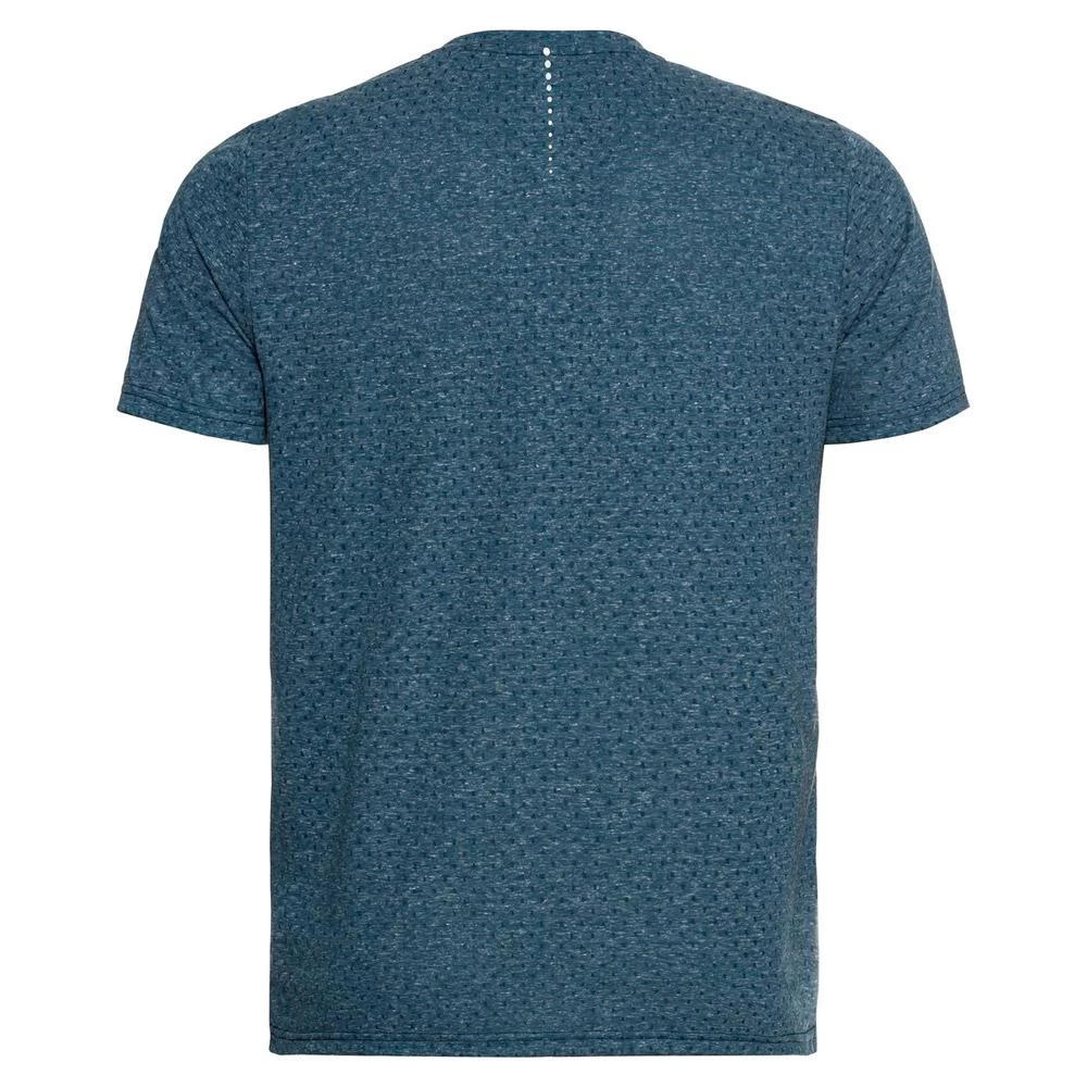 Tee-shirt De Trail Odlo Run Easy Linencool S/S Crew Neck Blue Wing Teal Melange 2 Tee-shirt De Trail Odlo Run Easy Linencool S/S Crew Neck Blue Wing Teal Melange – Image 2