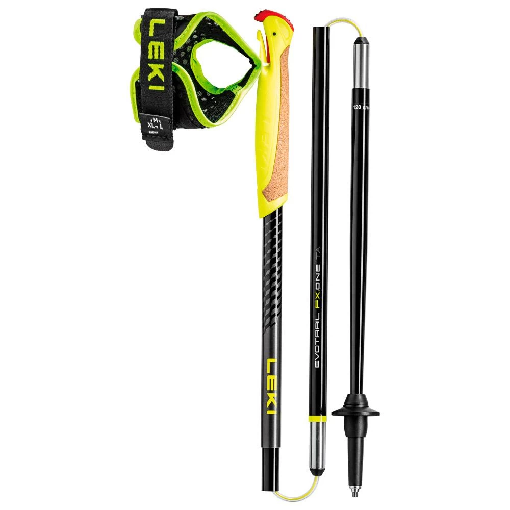 Bâton Leki Evotrail Fx.One Ta Black-Neonyellow-Dark Anthracite 2 Bâton Leki Evotrail Fx.One Ta Black-Neonyellow-Dark Anthracite – Image 2