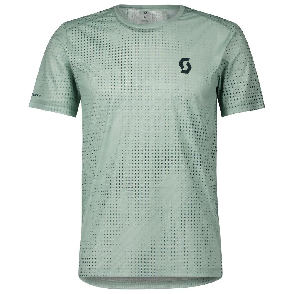 Tee-shirt De Trail Scott RC Run S/S Men's Mineral Green Aruba Green 1 Tee-shirt De Trail Scott RC Run S/S Men's Mineral Green Aruba Green