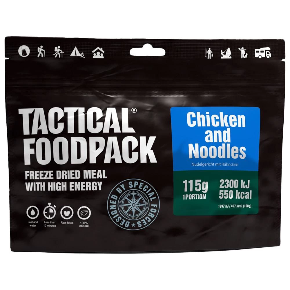 Repas Lyophilisé Tactical Foodpack Poulet Et Nouilles 115g 1 Repas Lyophilisé Tactical Foodpack Poulet Et Nouilles 115g