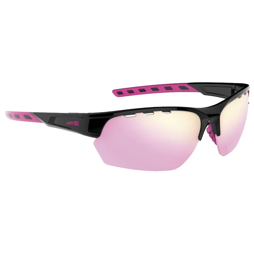 Lunettes De Soleil AZR Izoard Noire Vernie Irise Rose Photochromique 2 Lunettes De Soleil AZR Izoard Noire Vernie Irise Rose Photochromique – Image 2
