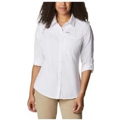 Chemise De Rando Columbia W's Silver Ridge Eu 2.0 LS White -Summit Gear Boutique 46fa19881c4d1be2b29b182c18f4a848dad77aae E22COLUTTH1212945 4