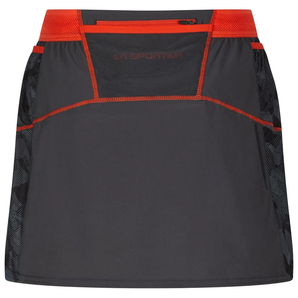 Short De Trail La Sportiva Auster Skirt Carbon Cherry Tomato 2 Short De Trail La Sportiva Auster Skirt Carbon Cherry Tomato – Image 2