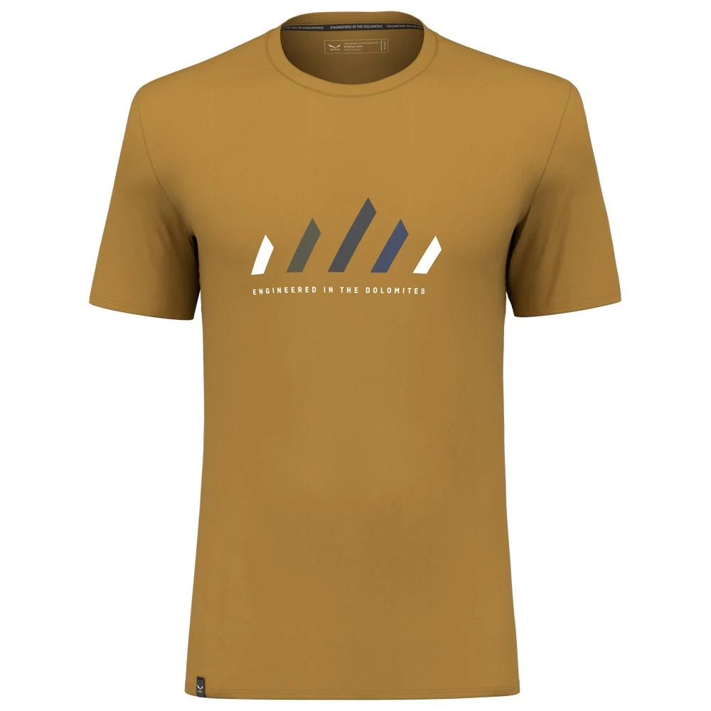 Tee-shirt De Rando Salewa Pure Heart Dry T-Shirt M Golden Brown 1 Tee-shirt De Rando Salewa Pure Heart Dry T-Shirt M Golden Brown