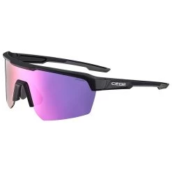 Cébé Lunettes De Soleil Cebe Asphalt Lite Black Graphite Matte Zone Grey Cat.3 Pink