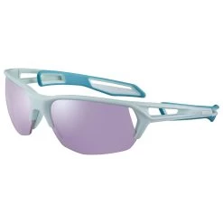Cébé Lunettes De Soleil Cebe S Track 2.0 M Fresh Jade Matt Sensor Rose Cat 3 Silver + Zone Clear Cat.0