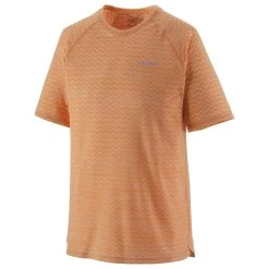 Tee-shirt De Trail Patagonia M's Ridge Flow Cloudberry Orange