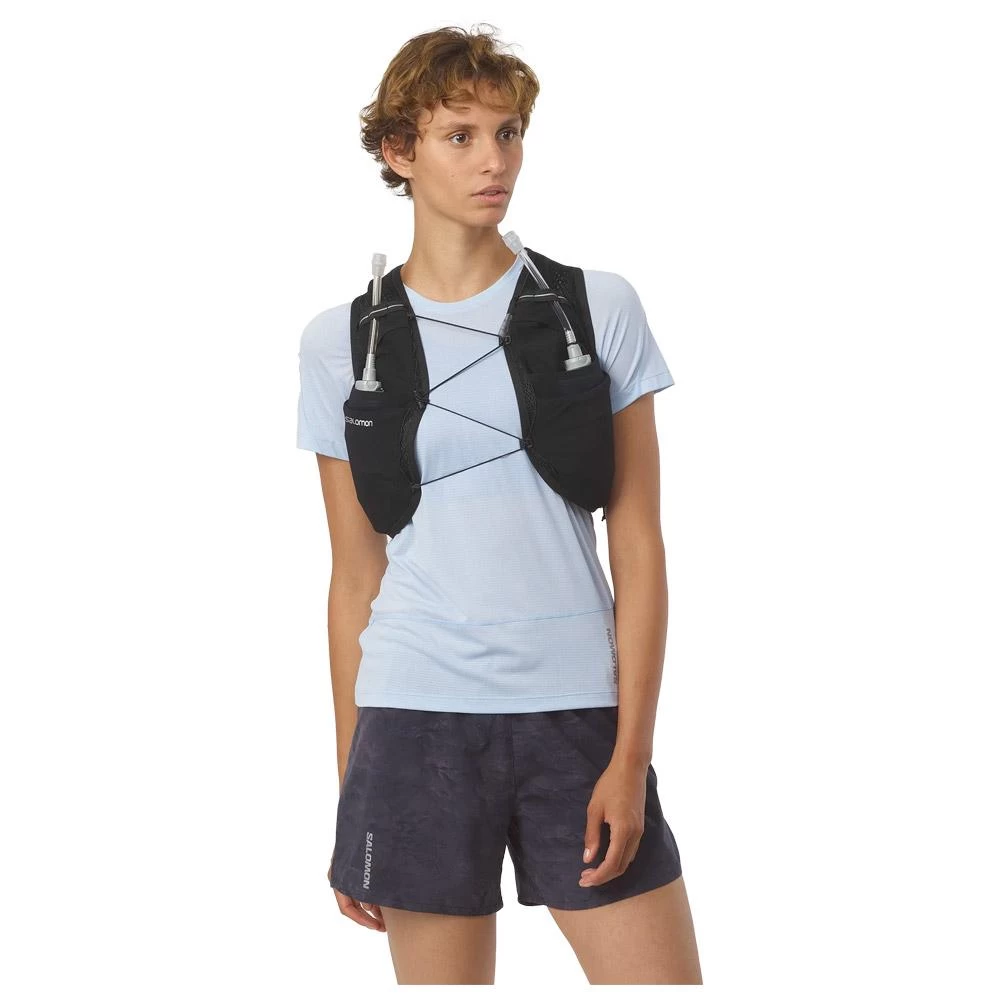 Gilet Trail Salomon Active Skin 8 Wmn With Flask Black Black 3 Gilet Trail Salomon Active Skin 8 Wmn With Flask Black Black – Image 3