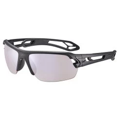 Cébé Lunettes De Soleil Cebe S'track M Matt Black Sensor Vario Rose Cat.1-3 Silver
