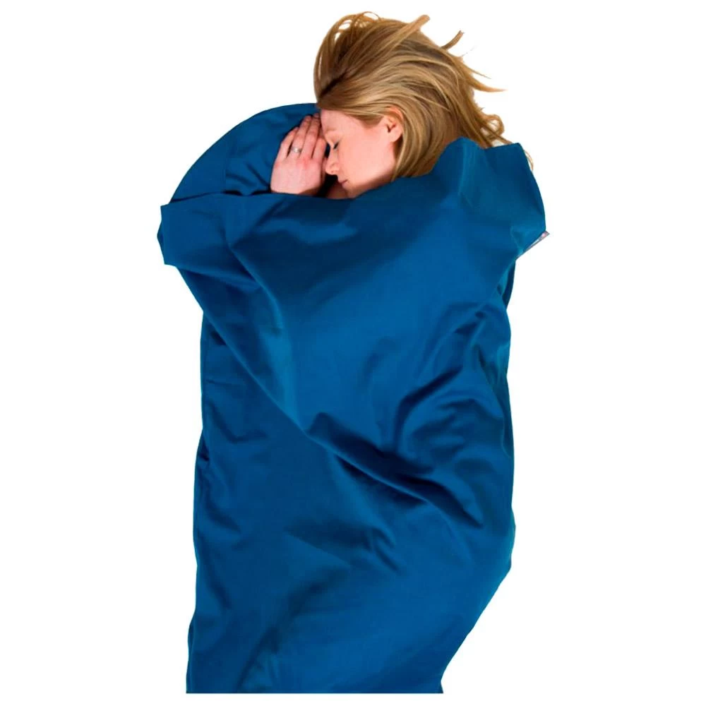 Drap De Sac Lifeventure Polycotton Sleeping Bag Liner Rectangular Navy Blue 1 Drap De Sac Lifeventure Polycotton Sleeping Bag Liner Rectangular Navy Blue