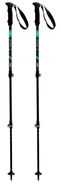 Bâton TSL Country Alu 3 Light Queyras 63-135cm Black Green