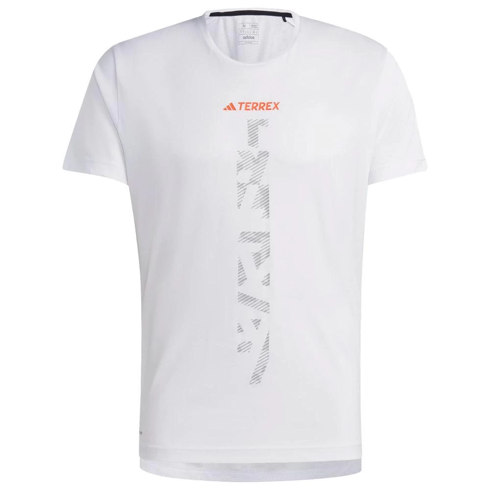 Tee-shirt De Trail Adidas Agravic T-Shirt White 1 Tee-shirt De Trail Adidas Agravic T-Shirt White