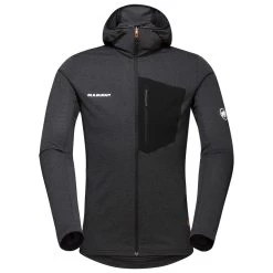 Veste D’alpinisme Mammut Aenergy Light ML Hooded Jkt Black Phantom