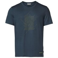 Tee-shirt De Rando Vaude Tekoa III Dark Sea