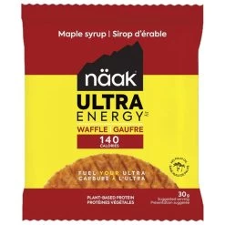 Barre Energétique Naak Ultra Energy Waffles Sirop D'Erable