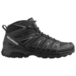 Chaussures De Randonnée Salomon X Ultra Pioneer Mid Gtx Black Magnet Monument
