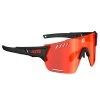 Lunettes De Soleil AZR Aspin Rx Noire Mate Multicouche Rouge