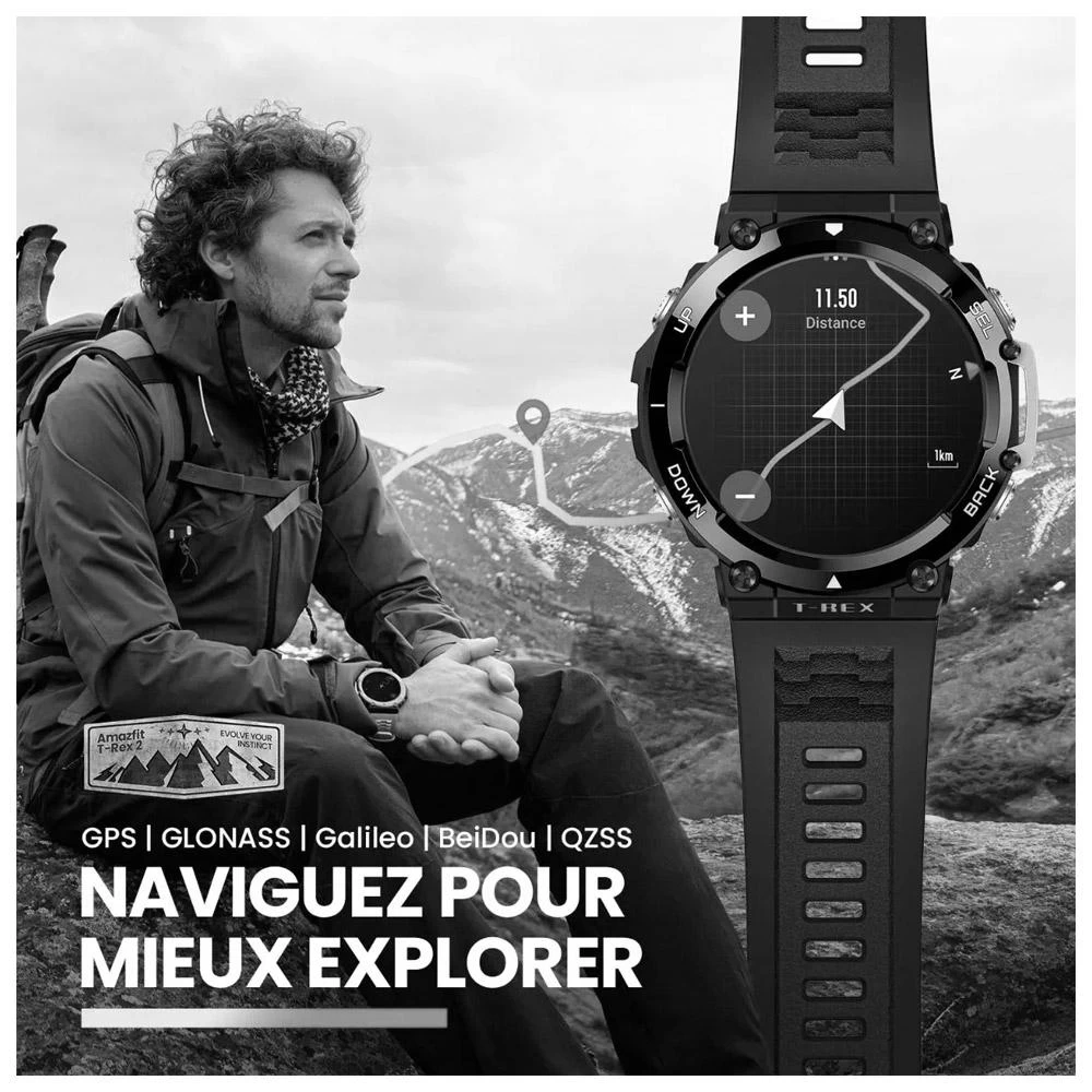 Montres GPS Amazfit T-Rex 2 Wild Green 3 Montres GPS Amazfit T-Rex 2 Wild Green – Image 3