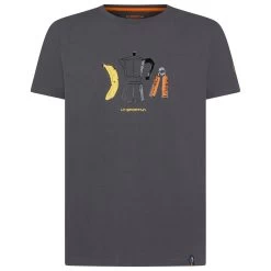 Tee-shirt D’escalade La Sportiva Breakfast T-Shirt M Carbon Maple