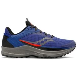 Chaussures De Trail Saucony Canyon Tr2 Sapphire Vizired