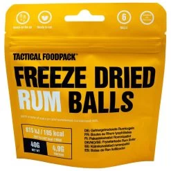 Repas Lyophilisé Tactical Foodpack Boules Au Rhum Lyophilisées 40g