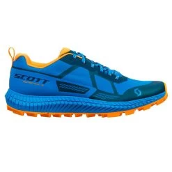 Chaussures De Trail Scott Supertrac 3 Blue Bright Orange