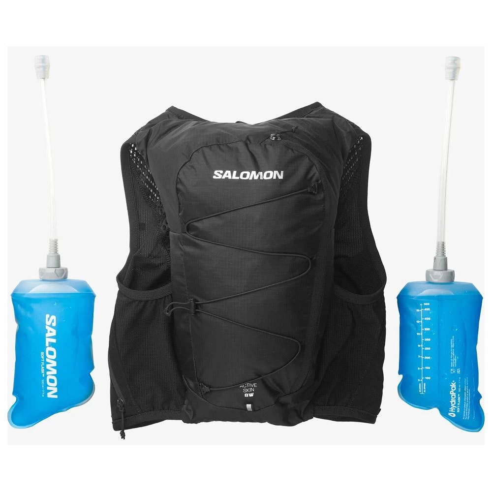 Gilet Trail Salomon Active Skin 8 Wmn With Flask Black Black 5 Gilet Trail Salomon Active Skin 8 Wmn With Flask Black Black – Image 5