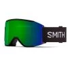 Masque De Ski Smith Squad Mag Black Chromapop Sun Green Mirror + Chromapop Storm Rose Flash
