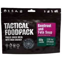 Repas Lyophilisé Tactical Foodpack Soupe Betteraves Et Feta 60g