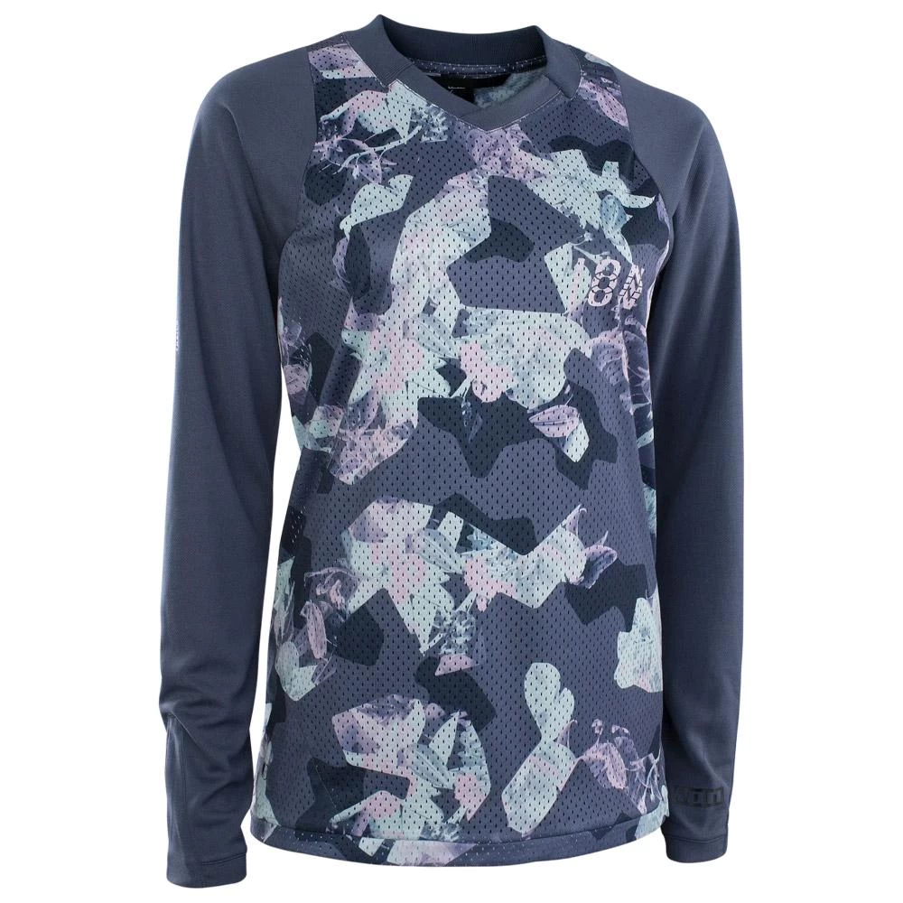 Maillot VTT Ion Scrub Ls Women Indigo Dawn 1 Maillot VTT Ion Scrub Ls Women Indigo Dawn