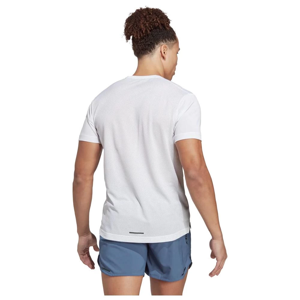 Tee-shirt De Trail Adidas Agravic T-Shirt White 2 Tee-shirt De Trail Adidas Agravic T-Shirt White – Image 2