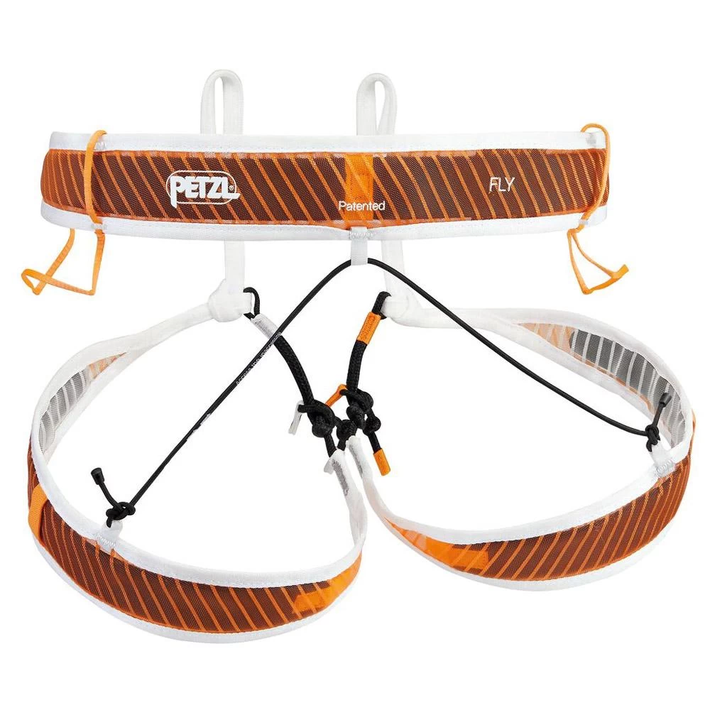 Baudrier Petzl Fly Orange White 2 Baudrier Petzl Fly Orange White â Image 2