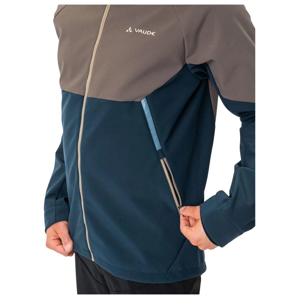 Veste VTT Vaude Men's Qimsa Softshell Jacket Coconut - Dark Sea 5 Veste VTT Vaude Men's Qimsa Softshell Jacket Coconut - Dark Sea – Image 5