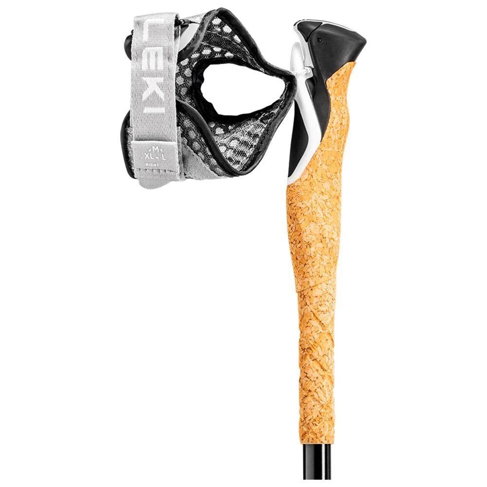 Bâton Leki Cross Trail Lite Carbon 100-135cm Black White Natural Carbon 4 Bâton Leki Cross Trail Lite Carbon 100-135cm Black White Natural Carbon – Image 4
